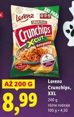 Lidl Chipsy bolognese Crunchips X-Cut oferta