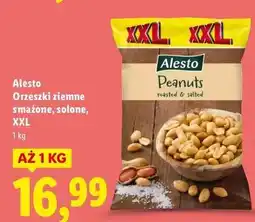 Lidl Orzeszki ziemne smażone solone xxl Alesto oferta