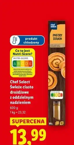 Lidl Ciasto drożdzowe z nadzieniem cynamonowym Chef Select oferta