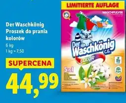 Lidl Proszek do prania color Der Waschkonig oferta