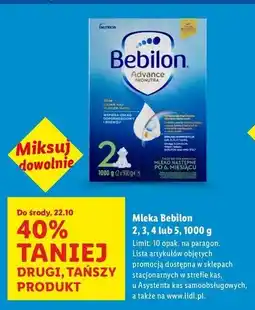Lidl Mleko 5 Bebilon Advance Pronutra oferta