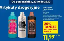 Lidl Koncentrat do płukania białe piżmo Tesori D'oriente oferta