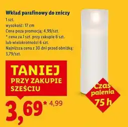 Lidl Wkład parafinowy oferta