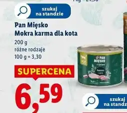 Lidl Pasztet dla kota z gęsią Pan Mięsko oferta