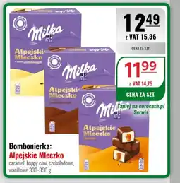 Eurocash Bombonierka: alpejskie mleczko oferta