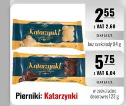 Eurocash Pierniki: katarzynki w czekoladzie deserowej oferta