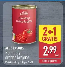 ALDI Pomidory drobno krojone All Seasons oferta