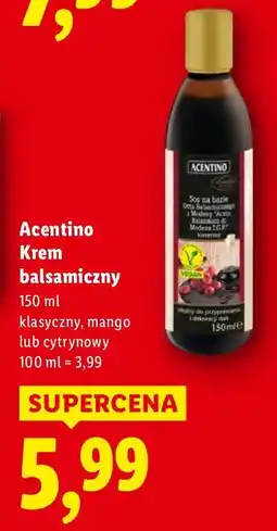 Lidl Krem balsamiczny Acentino klasyczny oferta