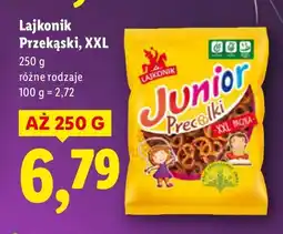Lidl Przekąski XXL różne rodzaje Lajkonik oferta