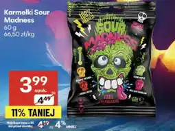 Delikatesy Centrum Cukierki Karmelki Sour Madness oferta