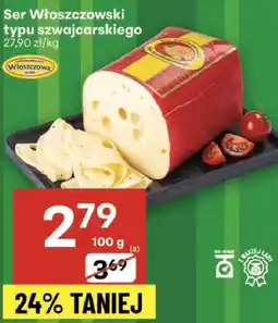 Delikatesy Centrum Ser Włoszczowski typu szwajcarskiego Włoszczowa oferta
