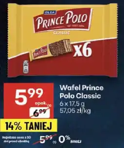Delikatesy Centrum Wafel Prince Polo Classic oferta