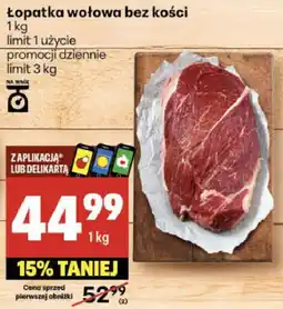 Delikatesy Centrum Łopatka wołowa bez kości Delikatesy Centrum oferta