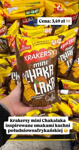 Intermarche Krakersy mini Chakalaka smak afrykański Lajkonik oferta