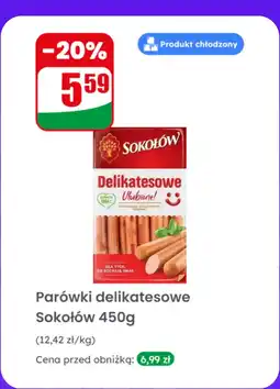 Dino Parówki delikatesowe Sokołów oferta