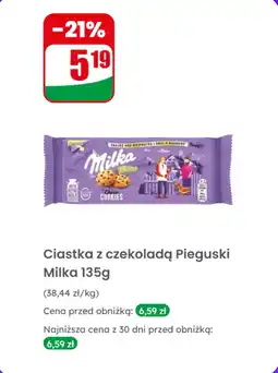 Dino Ciastka z czekoladą Pieguski Milka oferta