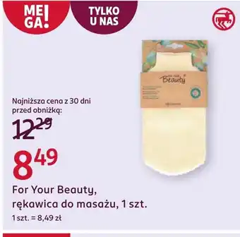 Rossmann Rękawica do masażu For Your Beauty oferta