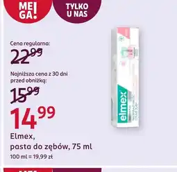 Rossmann Pasta do zębów Elmex oferta