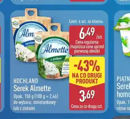ALDI Serek śmietankowy Almette oferta