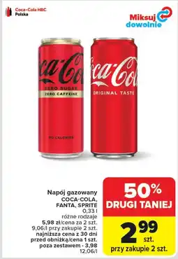 Carrefour Napój Coca-Cola oferta