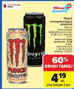 Carrefour Napój energetyczny Monster oferta