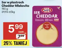 Delikatesy Centrum Ser w plastrach Cheddar Mlekovita oferta