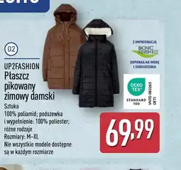 ALDI Płaszcz zimowy damski Up2Fashion oferta