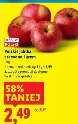 Lidl Jabłka Polski oferta
