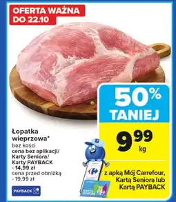 Carrefour Łopatka wieprzowa Carrefour oferta