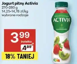 Delikatesy Centrum Jogurt pitny Activia różne rodzaje oferta