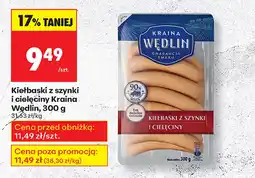 Biedronka Kiełbaski Kraina Wędlin oferta