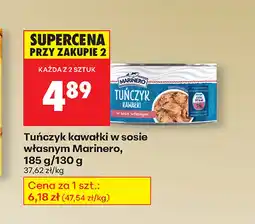 Biedronka Tuńczyk w sosie własnym Marinero oferta