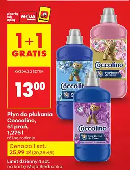 Biedronka Płyn do płukania tkanin Coccolino oferta