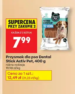 Biedronka Przysmak dla psa Activ Pet oferta