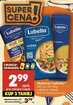 Delikatesy Centrum Makaron Lubella oferta