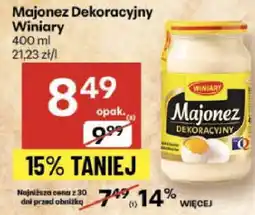 Delikatesy Centrum Majonez dekoracyjny Winiary oferta