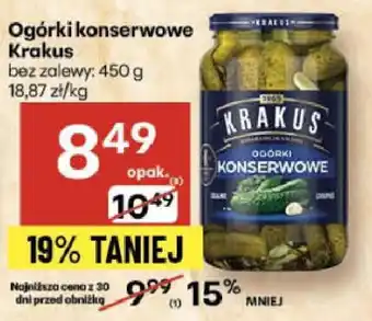 Delikatesy Centrum Ogórki konserwowe Krakus oferta