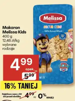 Delikatesy Centrum Makaron Melissa Kids oferta