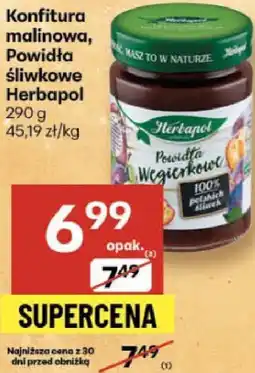 Delikatesy Centrum Konfitura malinowa Herbapol oferta