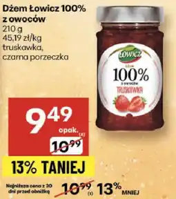 Delikatesy Centrum Dżem Łowicz 100% z owoców oferta