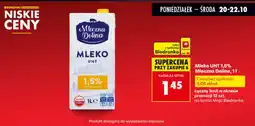 Biedronka Mleko UHT 1,5% Mleczna Dolina oferta