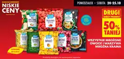 Biedronka Mrożone owoce i warzywa oferta
