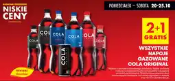Biedronka Napoje gazowane cola original oferta