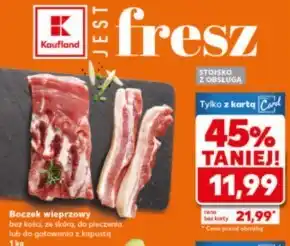 Kaufland Boczek wieprzowy oferta
