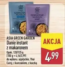 ALDI Makaron z kurczakiem Asia Green Garden oferta
