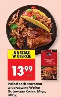 Biedronka Wieprzowina szarpana wolno gotowana Kraina Mięs oferta
