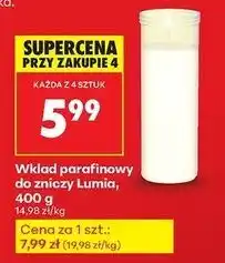 Biedronka Wkład parafinowy 400 g Lumia oferta