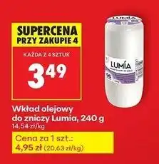 Biedronka Wkład olejowy do zniczy 240 g 96 h Lumia oferta