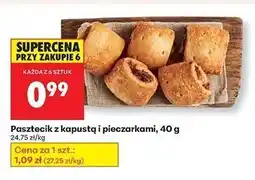 Biedronka Pasztecik z kapustą i pieczarkami oferta