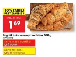 Biedronka Rogalik śniadaniowy z makiem oferta